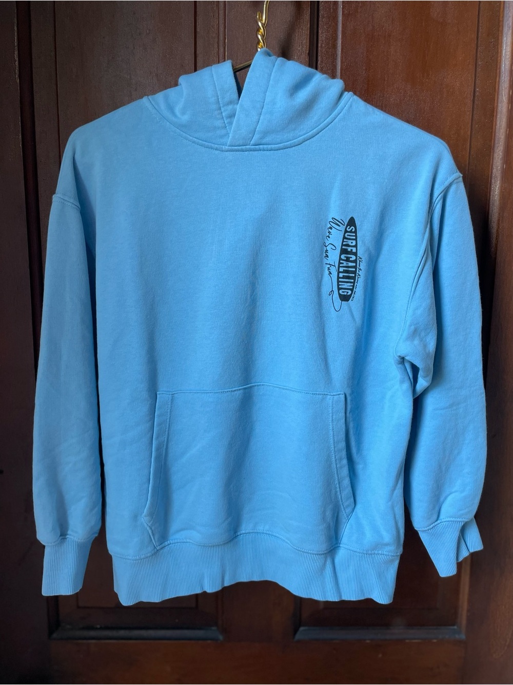Zara boys size 10 blue hoodie
